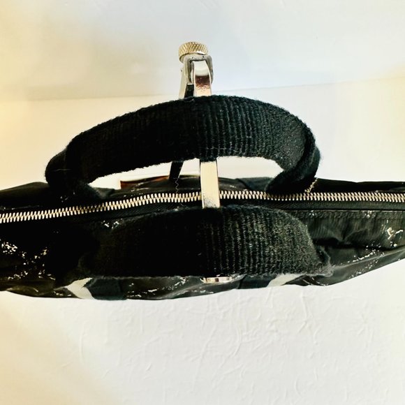 AUTHENTIC CHANEL TRAVEL LINE LIGNE BRIEFCASE WITH POUCH 5934332 MADE IN ITALY - Picture 5 of 16